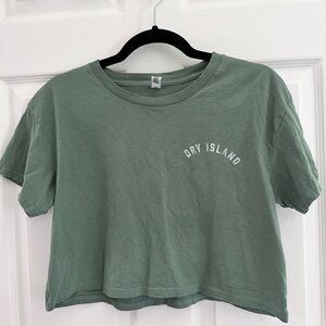 Dry Island Green Crop Top